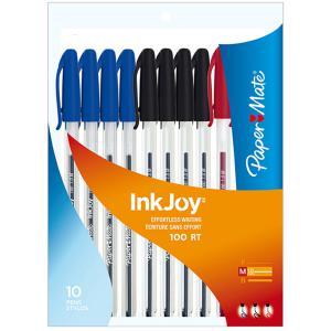 071641033795 Pens- Inkjoy Blue, Black, Red 10 Pack