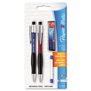 071641615076 Pencil: Papermate 2pack .7mm Bonus Lead And Erasers