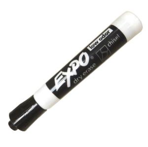 071641800014 Marker - Black Expo Chisel Tip - Dry Erase