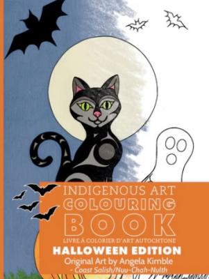 772665380444 Colouring Book - Indigenous Art - Halloween