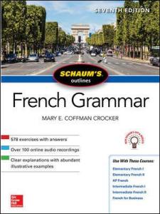 9781260120967 Schaum's Outline Of French Grammar